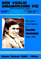 télécharger la partition d'accordéon Non voglio innamorarmi piu (I'll never fall in love again) au format PDF