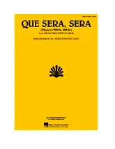télécharger la partition d'accordéon Que sera, sera (What will be will be) (Film The man who knew too much) au format PDF