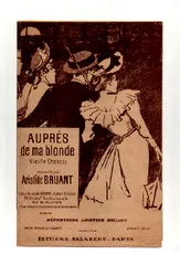 télécharger la partition d'accordéon AUPRES DE MA BLONDE au format PDF