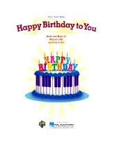 télécharger la partition d'accordéon Happy birthday to you au format PDF