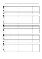 télécharger la partition d'accordéon Partition tablature vierge accordeon diatonique basse en haut au format PDF