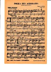 télécharger la partition d'accordéon Polka des Acrobates au format PDF