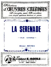 télécharger la partition d'accordéon LA SERENADE au format PDF