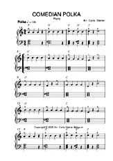télécharger la partition d'accordéon COMEDIAN POLKA au format PDF