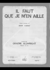 télécharger la partition d'accordéon Il faut que je m'en aille (les retrouvailles) au format PDF