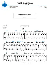 télécharger la partition d'accordéon Just a gigolo (Niveau 2) au format PDF