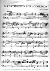 télécharger la partition d'accordéon Divertimento for Accordion  au format PDF