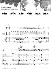 télécharger la partition d'accordéon Radio song au format PDF