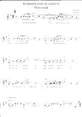télécharger la partition d'accordéon Trompette pour un concerto au format PDF