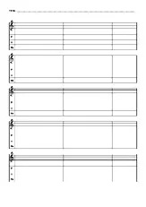 télécharger la partition d'accordéon Partition tablature vierge accordeon diatonique Basse en bas au format PDF