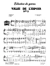 télécharger la partition d'accordéon VALSE DE L'ESPOIR N° 3 au format PDF