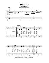 télécharger la partition d'accordéon JAMBALAYA (On The Bayou) au format PDF