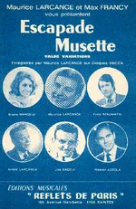 télécharger la partition d'accordéon escapade musette au format PDF