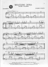 télécharger la partition d'accordéon Waltzing Doll au format PDF