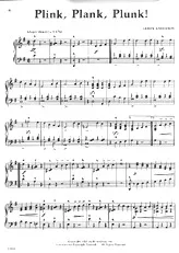 télécharger la partition d'accordéon Plink, Plank, Plunk! / Foxtrot / Piano / Accordéon  au format PDF