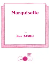 télécharger la partition d'accordéon MARQUISETTE au format PDF