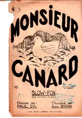télécharger la partition d'accordéon Monsieur Canard au format PDF