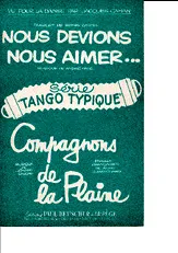 télécharger la partition d'accordéon Compagnons de la plaine  (Buenos aires quérido) au format PDF