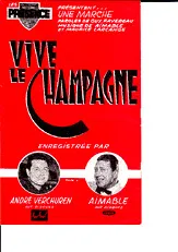 télécharger la partition d'accordéon Vive le champagne (version Saxo) au format PDF