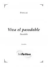 télécharger la partition d'accordéon Viva el pasodoble au format PDF