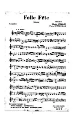 télécharger la partition d'accordéon FOLLE FETE au format PDF