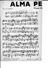 télécharger la partition d'accordéon Alma petenera  (Orchestration) au format PDF