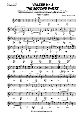télécharger la partition d'accordéon Valse n°2 / Valzer n°2 / The second waltz( Cm ) au format PDF