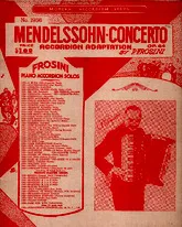 télécharger la partition d'accordéon Mendelssohn Concero op64 au format PDF