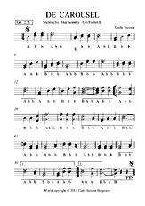 télécharger la partition d'accordéon DE CAROUSEL Griffschrift au format PDF