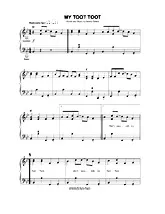 télécharger la partition d'accordéon MY TOOT TOOT  au format PDF