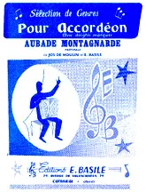 télécharger la partition d'accordéon aubade montagnarde au format PDF