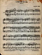 télécharger la partition d'accordéon Crystal Waltz au format PDF