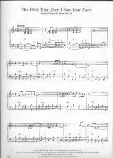 télécharger la partition d'accordéon The first time ever I saw your face au format PDF
