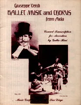 télécharger la partition d'accordéon Giuseppe Verdi Ballet from Aida au format PDF