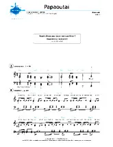 télécharger la partition d'accordéon Papaoutai (Niveau 3) au format PDF
