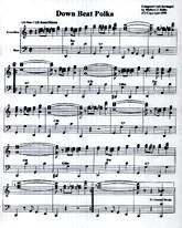 télécharger la partition d'accordéon Downbeat Polka au format PDF