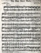 télécharger la partition d'accordéon The Blue Skirt Waltz au format PDF