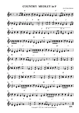 télécharger la partition d'accordéon COUNTRY  MEDLEY IN  F au format PDF
