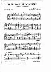 télécharger la partition d'accordéon Symphonie Printanière  (Fantaisie ouverture genre) au format PDF