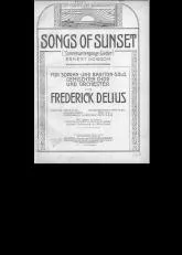 télécharger la partition d'accordéon Songs of Sunset (Sonnenuntergangs-lieder) au format PDF