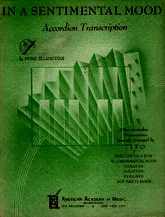 télécharger la partition d'accordéon In A Sentimental Mood au format PDF