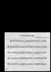 télécharger la partition d'accordéon Tango d'étude au format PDF
