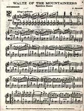 télécharger la partition d'accordéon Waltz of The Mountaineers au format PDF