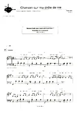 télécharger la partition d'accordéon Chanson sur ma drôle de vie (Niveau 3) au format PDF