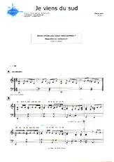 télécharger la partition d'accordéon Je viens du sud (Niveau3) au format PDF