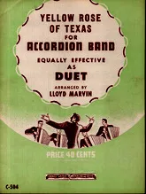 télécharger la partition d'accordéon Yellow Rose of Texas au format PDF