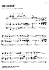 télécharger la partition d'accordéon Heartache tonight au format PDF