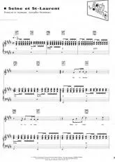 télécharger la partition d'accordéon Seine et St-Laurent (Chant : Roch Voisine) au format PDF