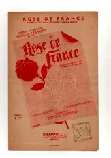 télécharger la partition d'accordéon ROSE DE FRANCE au format PDF