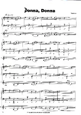 télécharger la partition d'accordéon Donna, Donna - Joan Baez   (2 acc) au format PDF